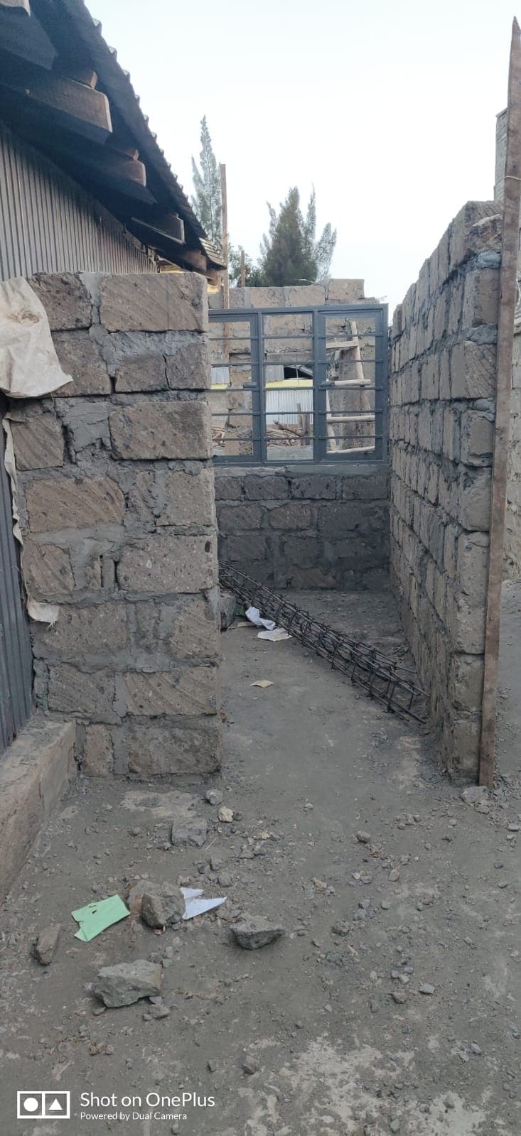 Doorway and window openings formed