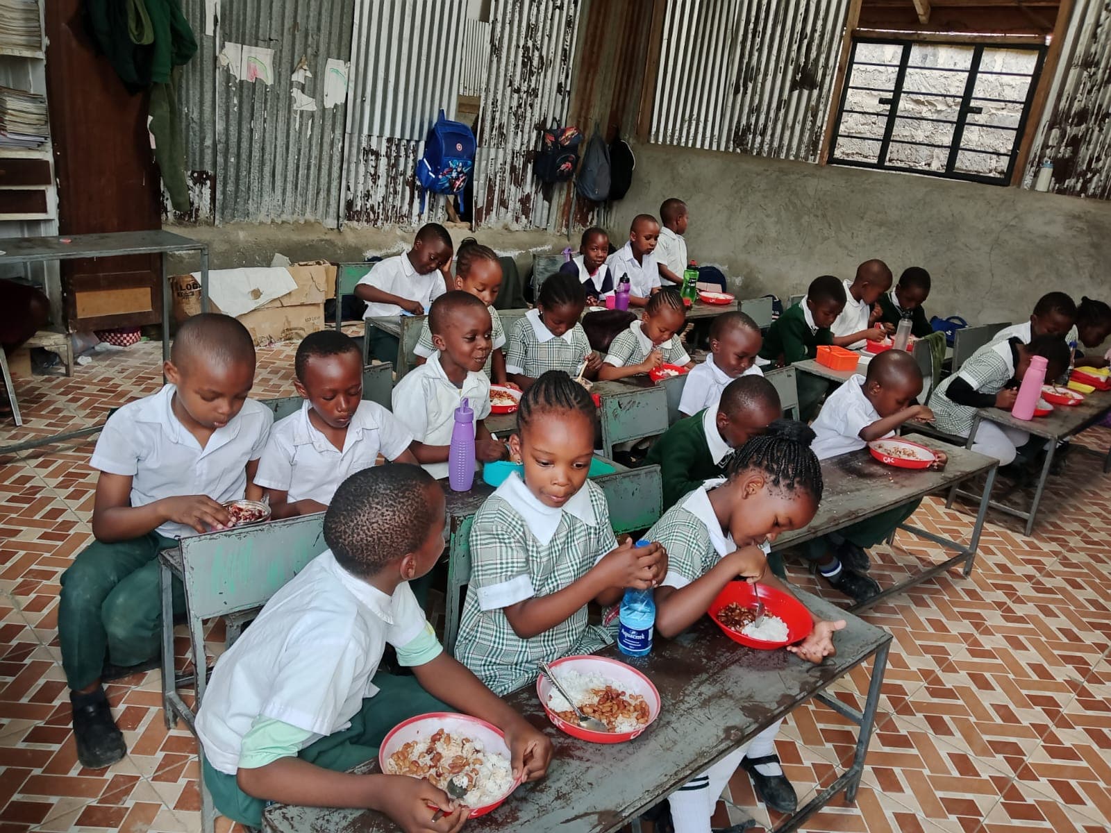 Lunch in the classroom