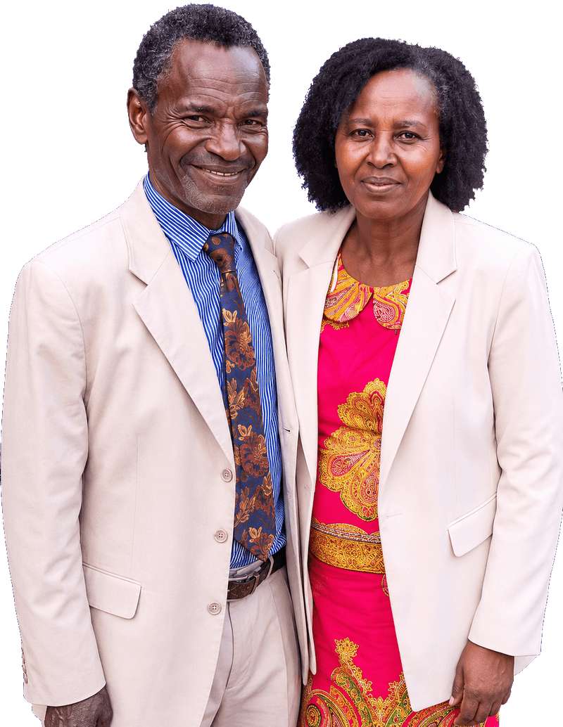 Pastor Simon & Joyce Nderitu, who lead Jesus People Gospel Ministries